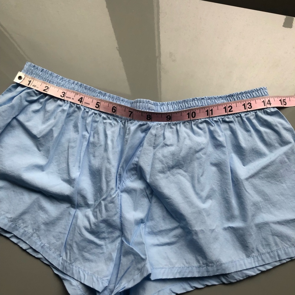 NWOT Women's Blue and Yellow Pajama Short Set - Picture 10 of 10